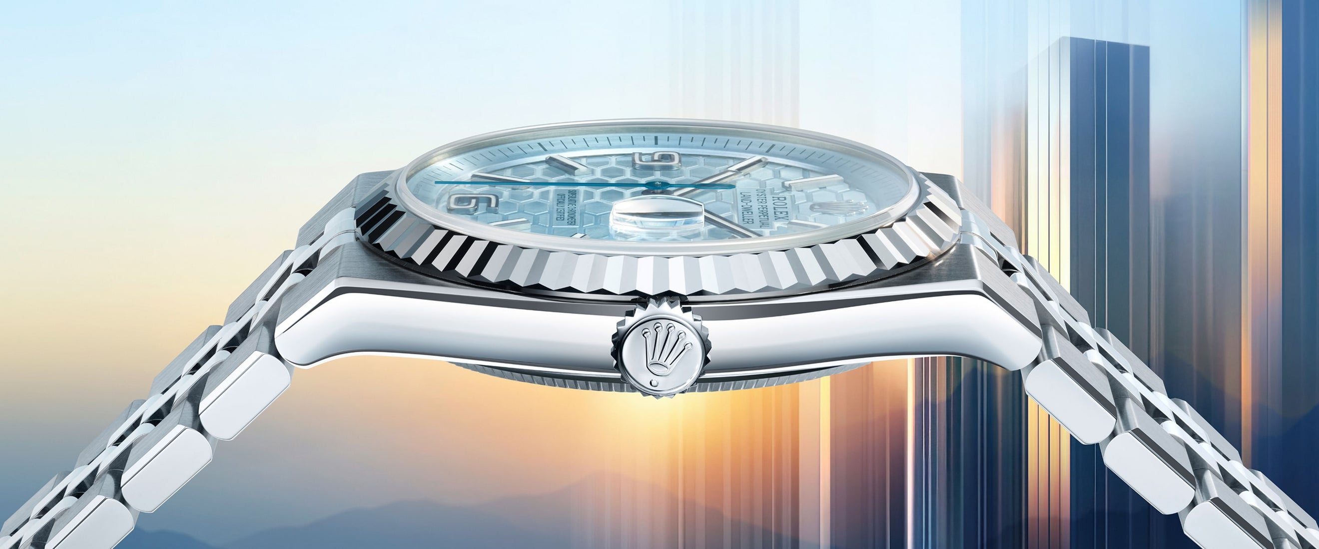 Rolex new watches 2025 the Land Dweller at Rolex Boutique Detroit.