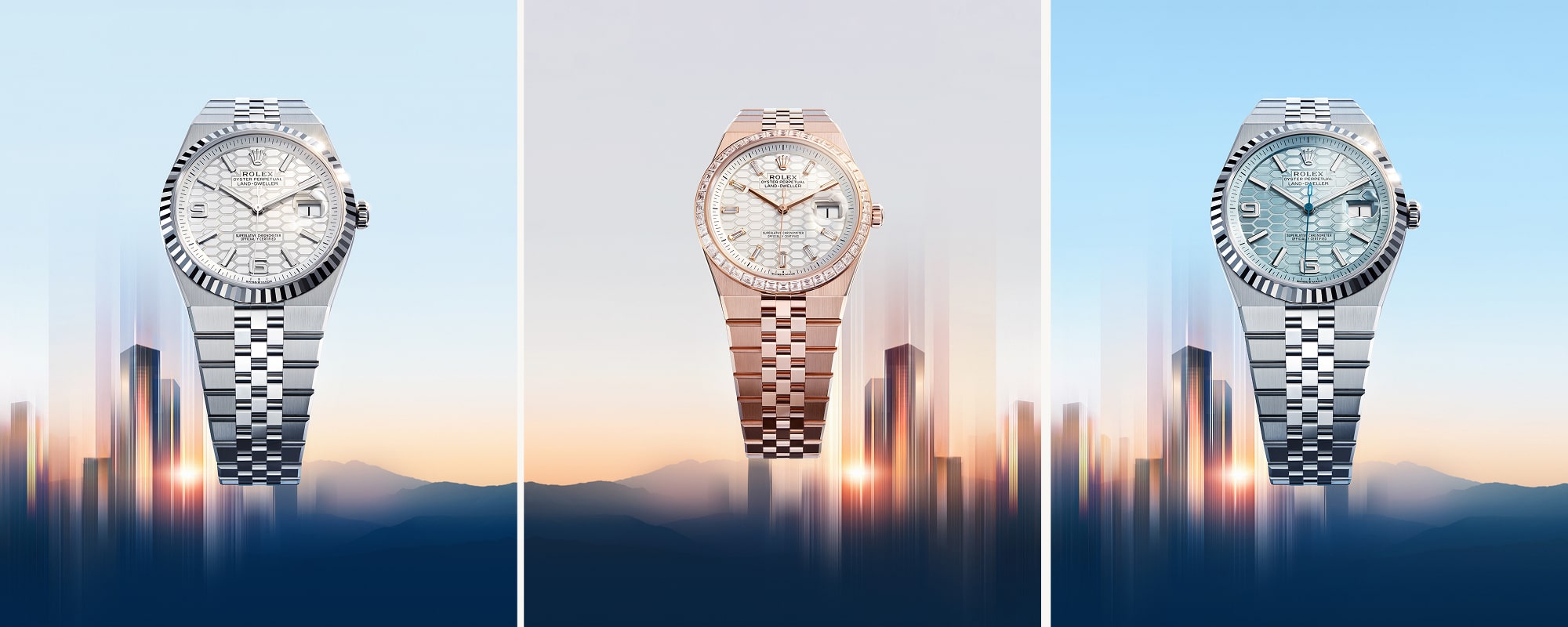 Rolex new watches 2025 the Land Dweller at Rolex Boutique Detroit.