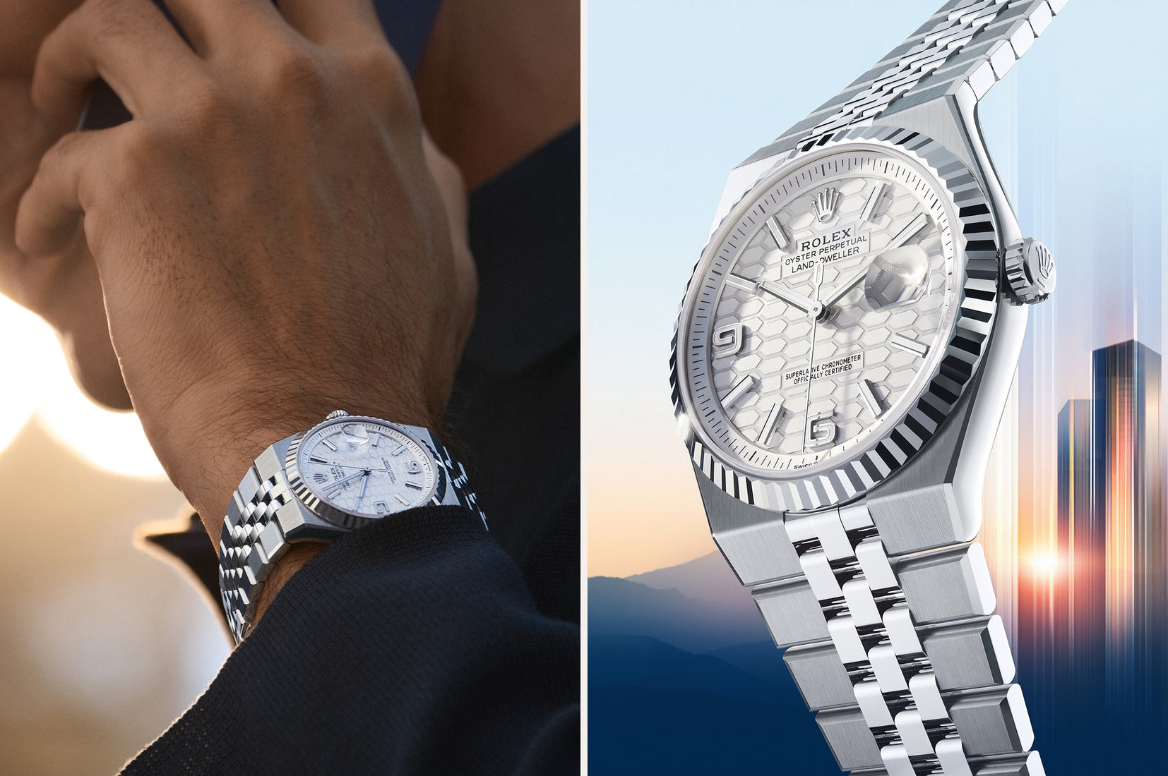 Rolex new watches 2025 the Land Dweller at Rolex Boutique Detroit.
